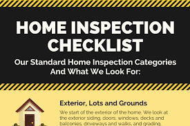 Home Inspection Checklist What Our Inspectors Look For