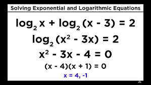 Solving Exponential And Logarithmic