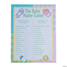 Get free baby shower scramble games and answer key it's a princess! Baby Names Baby Shower Game Oriental Trading