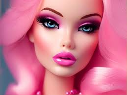 beautiful barbie doll woman