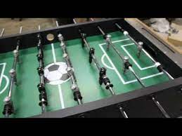2 table tennis paddles, 4 balls, game net and full rules. Hbs Foosball Table Assembly Video Youtube