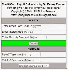 Penny Pincher Journal Calculators