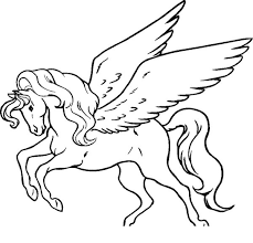 As this list of mythical creatures starts to grow the greek monsters will probably shrink down relatively, but the truth is, greek to that degree i'm going to lump all of the mythologies together. Pegasus Greek Mythology Free Print And Color Online