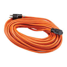 gauge indoor outdoor extension cord orange