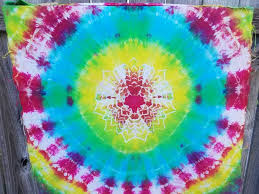 Tie Dye Cotton Fabric Tie Dye Tapestry