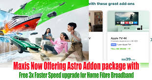 To top it off, you get to enjoy unlimited calls, unlimited access to iflix and many more! Maxis Now Offering Astro Addon Package With Free 3x Faster Speed Upgrade For Home Fibre Broadband Everydayonsales Com News