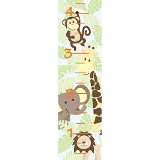 Wallpops Baby Jungle Growth Chart Decal