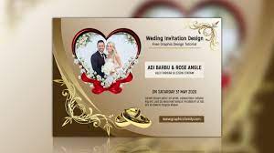 free golden wedding invitation