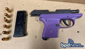 police recover purple gun in boston
