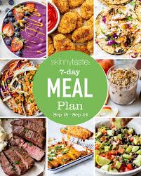 free 7 day healthy meal plan sept 18
