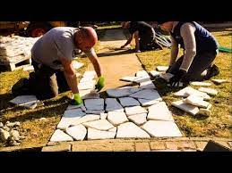 Natural Stone Diy Patio Project