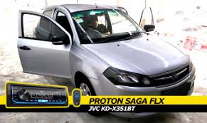proton saga flx jvc kd x351bt single