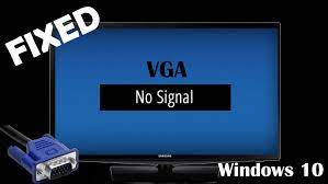 Does your computer turn on but there's no signal to the monitor? How To Fix Vga No Signal Error On Windows 10