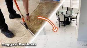 floor using epoxy resin