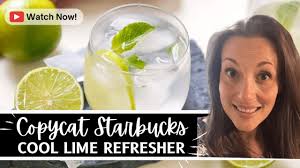 copycat starbucks lime refresher you