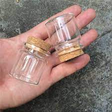20ml Glass Jars Bottles With Cork 37 40