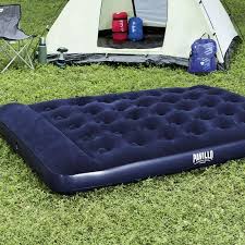 The engine of the air pump runs smoothly and at a moderate temperature, thanks to the ball bearing built in the device. Pavillo Air Mattress Full With Built In Foot Pump Outdoor Fun
