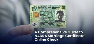 nadra marriage certificate