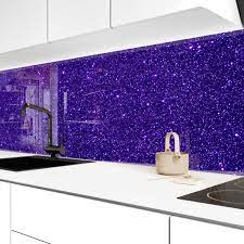 Dark Purple Glitter Splashback Panel