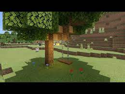 Build A Simple Tree Swing In Minecraft