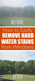 Remove Hard Water Stains From Windows