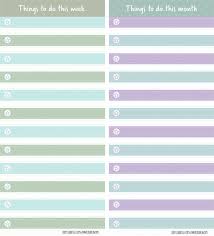 Things To Do This Week Month Printable To Do Lists Free