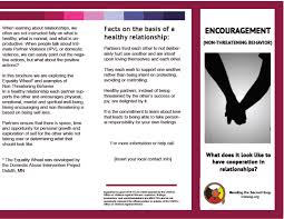 Brochures Domestic Violence Program Aids Mending The