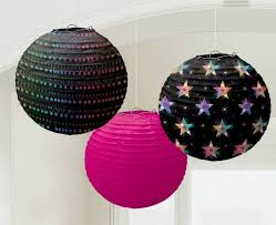Then, add on the six foot disco backdrop top that has lots of brightly colored dots that go great with all of the disco theme party bright colors. 3 24cm Disco Fever Paper Lanterns 70 S Theme Party Retro Decorations Party Avenue