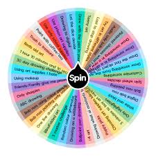 art challenges spin the wheel