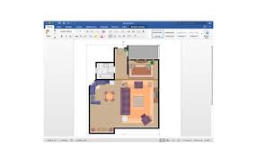 how to create a floor plan in word