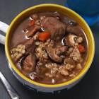 beef and barley soup with mushrooms for the crock pot