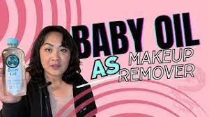 baby oil as a makeup remover you