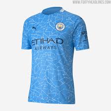 The new manchester city home jersey features the mosaic pattern in classic city blue and white, with navy trim. Manchester City 20 21 Home Kit Released Footy Headlines