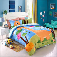 kids dinosaur print bedding set twin
