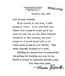 image of letter by eleanor roosevelt to