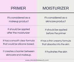 primer or moisturizer first