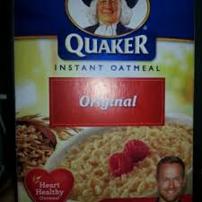 calories in quaker instant oatmeal