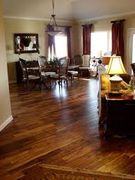 acacia wood floor traditional