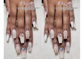 french tip nails salon