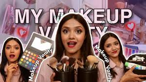 my professional makeup vanity as a