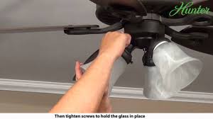 How To Install A Multi Light Kit On Your Hunter Ceiling Fan 5xxxx Series Model Fans Youtube