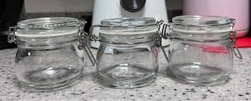Ikea Small Glass Jar Set Of 3
