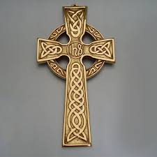 Large Celtic Wall Cross Ihs Center