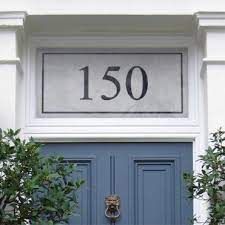 Etch House Number Window Purlfrost