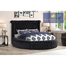 Yy138 Velvet Upholstered Bed