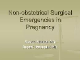 non obstetrical surgical emergencies