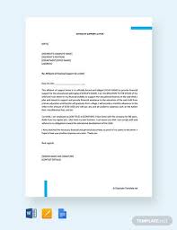 Letter of recommendation sample scholarship. 8 Support Letter Templates In Pdf Google Docs Word Pages Free Premium Templates