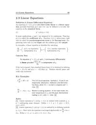 2 3 Linear Equations