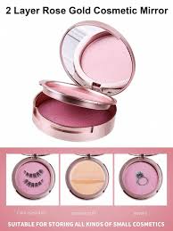 1pc portable folding makeup mirror with