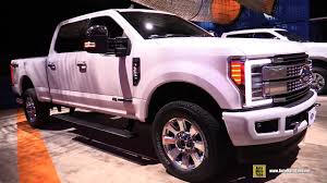 Fashion and function coexist in harmony within super duty, with a crisp dash design and practical design. 2019 Ford F350 Platinum Exterior And Interior Walkaround Detroit Auto Show 2019 Youtube